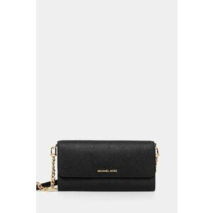 MICHAEL Michael Kors poseta piele culoarea negru, 32S4GJ6C9L imagine