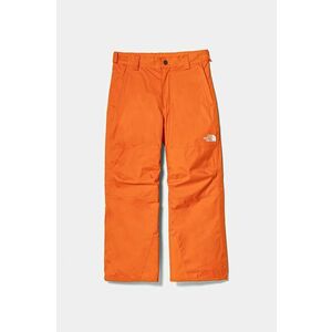 The North Face pantaloni de schi pentru copii FREEDOM INSULATED PANT culoarea portocaliu, NF0A88TY1OP1 imagine