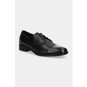 BOSS pantofi de piele Colby barbati, culoarea negru, 50529089 imagine