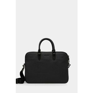 Coach geanta pentru laptop din piele culoarea negru, CV956 imagine