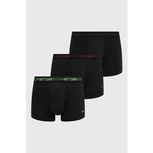 Nike boxeri (3-pack) bărbați, culoarea neagră imagine