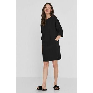 Answear Lab Rochie culoarea negru, mini, model drept imagine