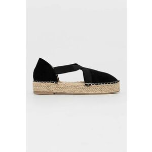 Answear Lab Espadrile Day-vine culoarea negru, cu platformă imagine