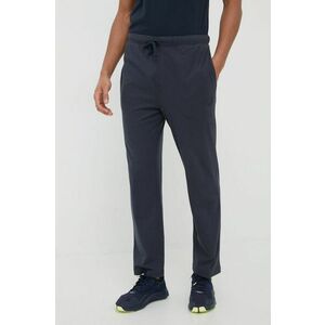 MICHAEL Michael Kors pantaloni de bumbac barbati, culoarea albastru marin, melanj imagine