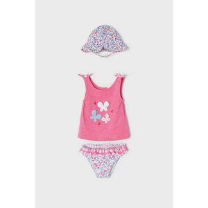 Mayoral Newborn costum de baie copii culoarea roz imagine