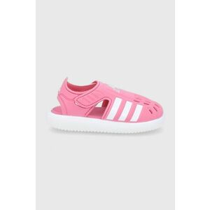 adidas sandale copii GW0386 culoarea violet imagine