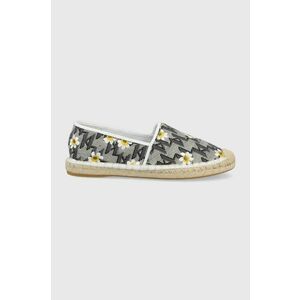 Karl Lagerfeld espadrile KAMINI culoarea gri KL80122 imagine