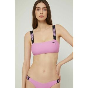 Puma sutien de baie 935497 culoarea violet, cupa usor rigidizata imagine