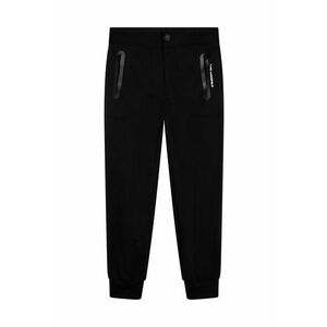 Karl Lagerfeld pantaloni copii culoarea negru, neted imagine