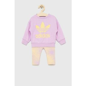 adidas Originals compleu copii culoarea violet imagine