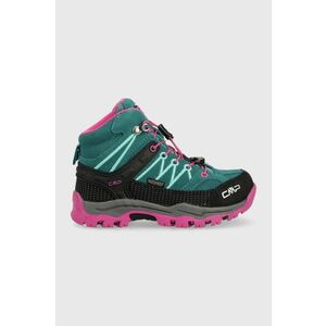 CMP pantofi copii Rigel Mid Trekking culoarea turcoaz imagine