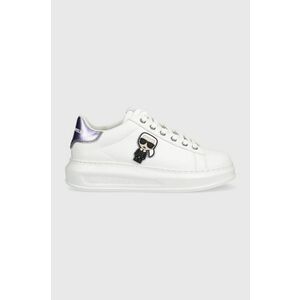 Karl Lagerfeld sneakers din piele KL62530 KAPRI culoarea alb imagine