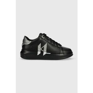 Karl Lagerfeld sneakers din piele KL62516D KAPRI culoarea negru imagine