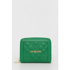 Love Moschino portofel femei, culoarea verde imagine