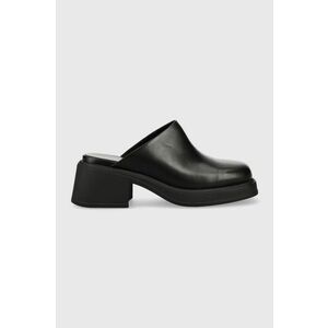 Vagabond Shoemakers slapi de piele DORAH femei, culoarea negru, cu toc drept, 5542.201.20 imagine