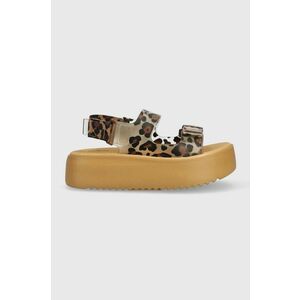 Melissa sandale MELISSA BRAVE PAPETE PLATFORM AD femei, culoarea maro, cu platforma, M.33714.H131 imagine