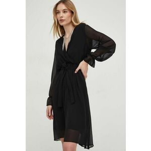 Answear Lab rochie culoarea negru, mini, evazati imagine