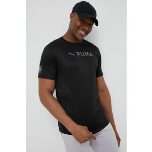 Puma tricou de antrenament Fit culoarea negru, cu imprimeu imagine