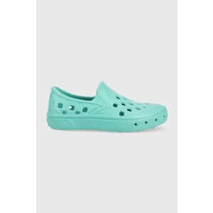 Vans tenisi copii UY Slip On TRK ALSN PSHFR culoarea turcoaz imagine