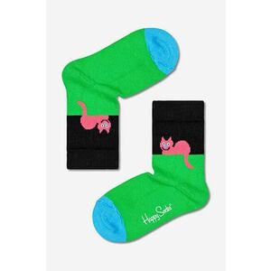 Happy Socks sosete copii Cat Skarpetki dziecięce Happy Socks Cat KCAT01-7303 imagine