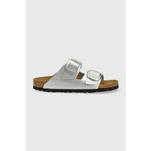 Birkenstock papuci Arizona Big Buckle femei, culoarea argintiu 1025831 imagine