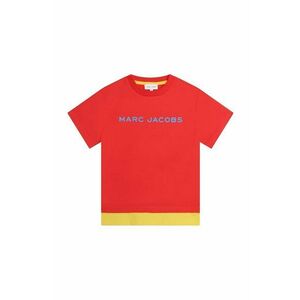 Marc Jacobs tricou de bumbac pentru copii culoarea rosu, modelator imagine