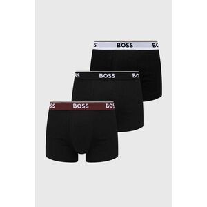 BOSS boxeri 3-pack barbati, culoarea negru imagine