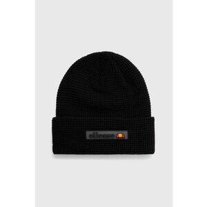 Ellesse caciula culoarea negru, din tricot gros imagine