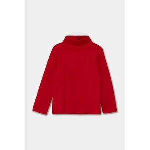 United Colors of Benetton longsleeve din bumbac pentru copii culoarea rosu, neted, 3AOUG105E imagine