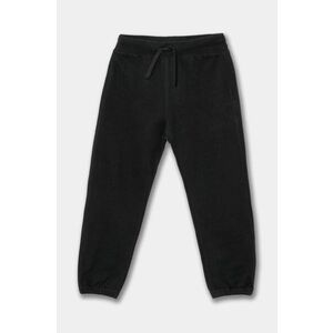 United Colors of Benetton pantaloni de trening pentru copii culoarea negru, neted, 3EB5CF05L imagine