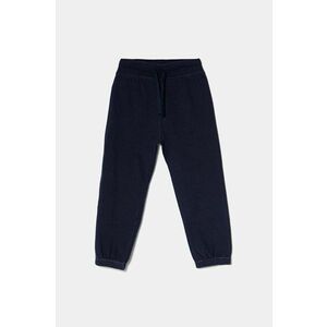 United Colors of Benetton pantaloni de trening pentru copii culoarea albastru marin, neted, 3EB5CF05L imagine