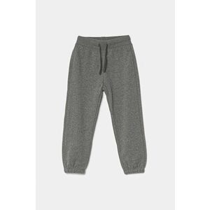 United Colors of Benetton pantaloni de trening pentru copii culoarea gri, neted, 3EB5CF05L imagine