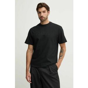 United Colors of Benetton tricou din bumbac barbati, culoarea negru, cu imprimeu imagine