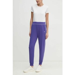 United Colors of Benetton pantaloni de trening culoarea violet, neted, 3JLC3F03T imagine