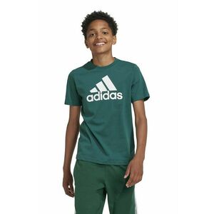 adidas tricou de bumbac pentru copii U BL TEE culoarea verde, cu imprimeu, IX9569 imagine