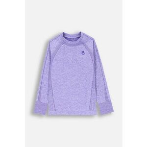 Lemon Explore longsleeve functional pentru copii culoarea violet, ACTIVE GIRL imagine