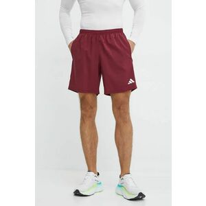 adidas Performance pantaloni scurți de alergare Own The Run Base culoarea bordo, IZ4088 imagine