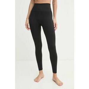 Casall jambiere de yoga Scallop culoarea negru, neted, 24241 imagine