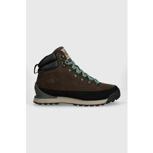 The North Face pantofi Back-To-Berkeley IV Leather WP barbati, culoarea maro, izolare usoara imagine