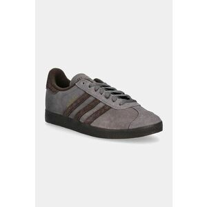 adidas Originals sneakers din piele intoarsă Gazelle culoarea gri, IG2097 imagine