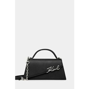 Karl Lagerfeld poseta de piele culoarea negru, 246W3099 imagine