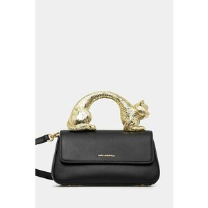 Karl Lagerfeld poseta de piele culoarea negru, 246W3079 imagine