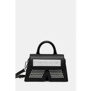 Karl Lagerfeld poseta de piele culoarea negru, 246W3092 imagine