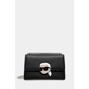 Karl Lagerfeld poseta de piele culoarea negru, 246W3027 imagine