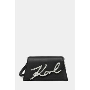 Karl Lagerfeld poseta de piele culoarea negru, 246W3096 imagine