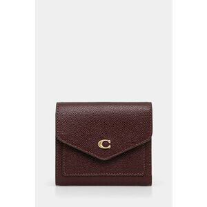 Coach portofel Wyn Small Wallet femei, culoarea bordo imagine