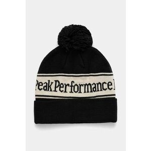 Peak Performance caciula culoarea negru, din tricot gros imagine