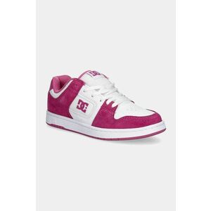 DC sneakers din piele culoarea roz imagine