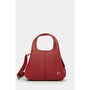 Coach poseta de piele culoarea rosu imagine