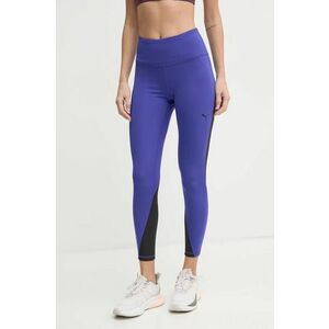 Puma leggins de antrenament Train All Day culoarea violet, modelator imagine